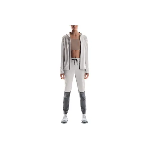 On Weather Pants Casual Pants Women's Silver | Solar Black