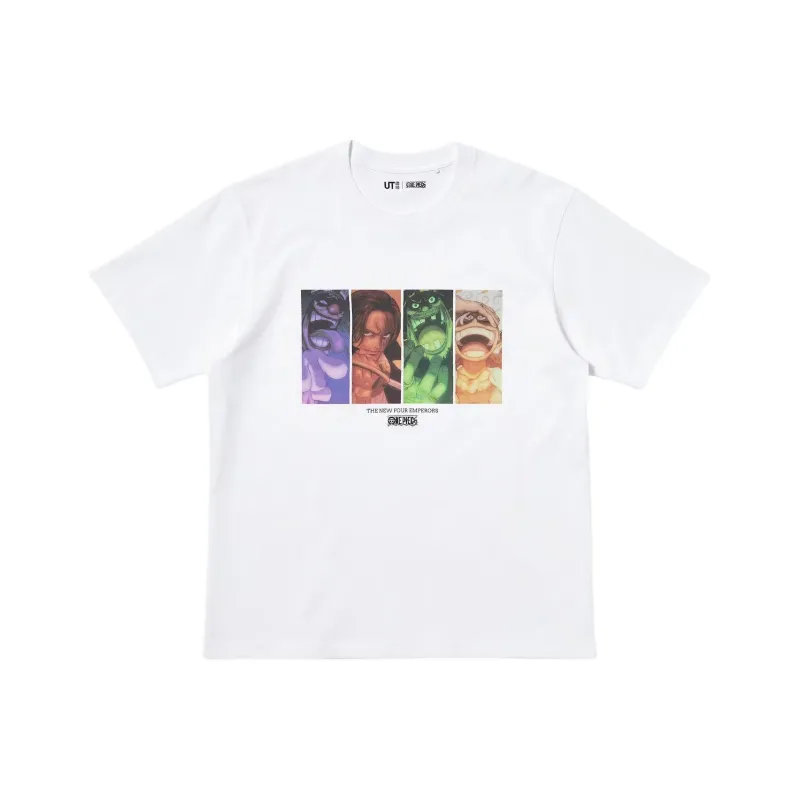 UNIQLO x HAIZEIWANG,LIANMINGKUAN One Piece Collaboration Edition SS25 T Shirt Men's White-0