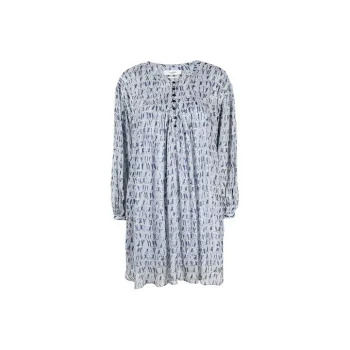Marant ÉTOILE Printed Long sleeved Midi Dress