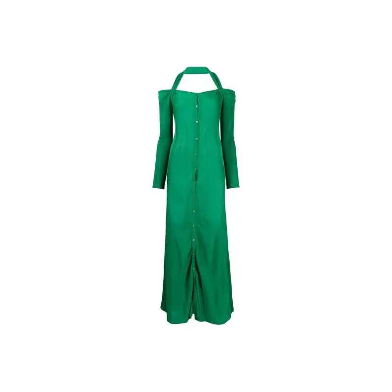Jacquemus Long-Sleeved Dresses Women's Green-0