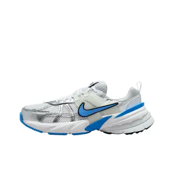 Nike V2K Run Low Top Running Shoes Women's Silver Blue