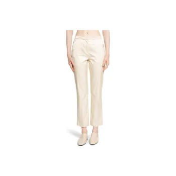 TOTEME Pressed Crease Cropped Trousers