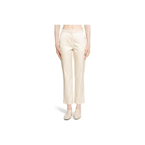 TOTEME Pressed Crease Cropped Trousers