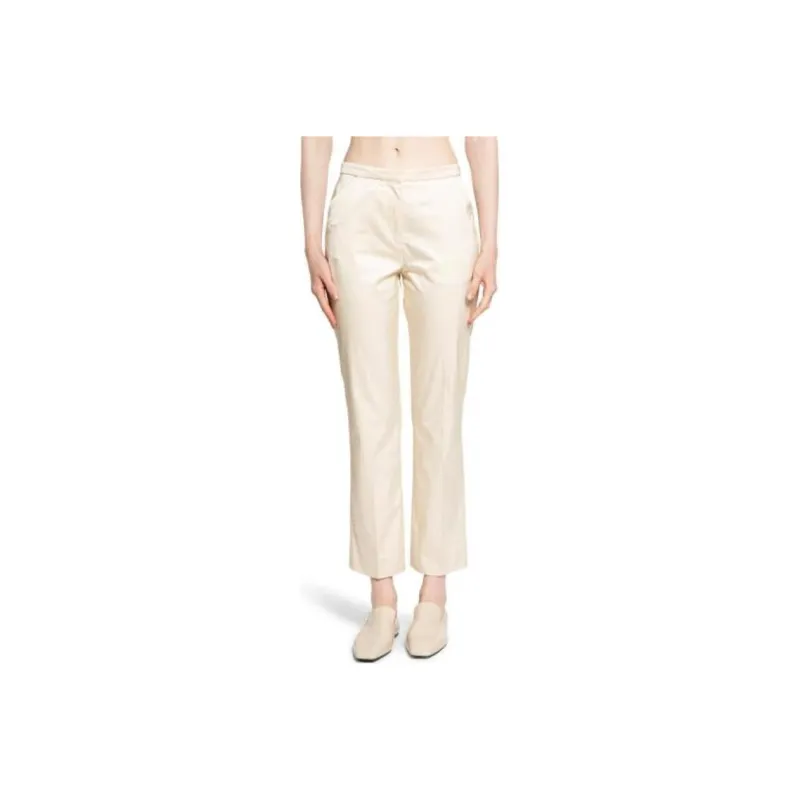 TOTEME Pressed Crease Cropped Trousers-0