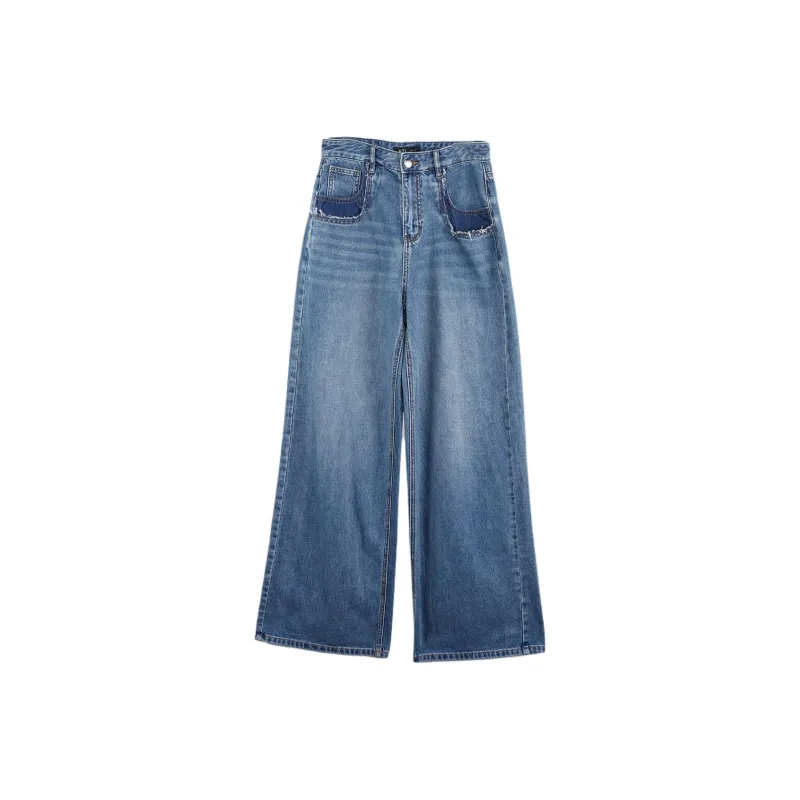 A21 Jeans Women's Light Medium Blue-0