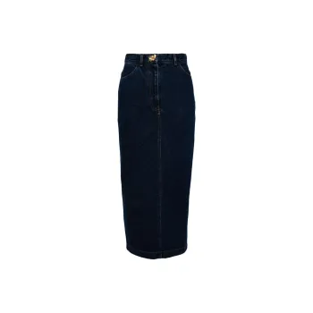 Oscar De La Renta Denim Pencil Skirt