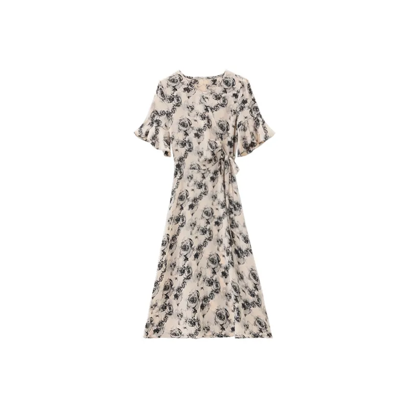 Pa33word Short Sleeved Dress Women's-13