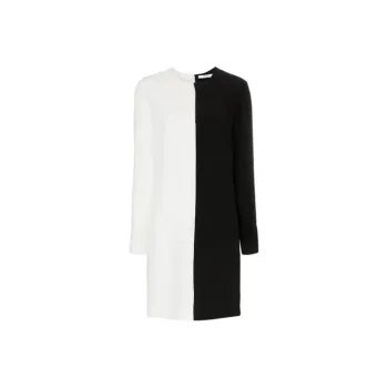 Givenchy Long Sleeved Dress Women's Black White