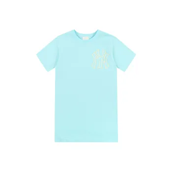 MLB Short Sleeved Dresses Women's Sky Blue
