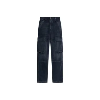 DIESEL D Pot Cargo Logo Plaque Jeans