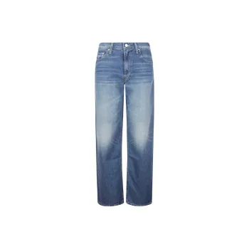 MOTHER The Spinner Zip Sneak Jeans