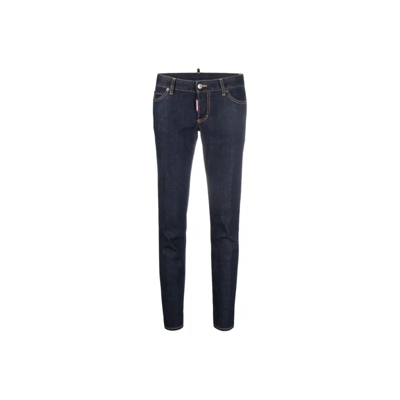 DSQUARED 2 Contrast stitching Skinny Jeans-0