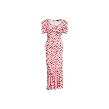 BESIONIA SS23 Short Sleeved Dresses Women's Pink Floral