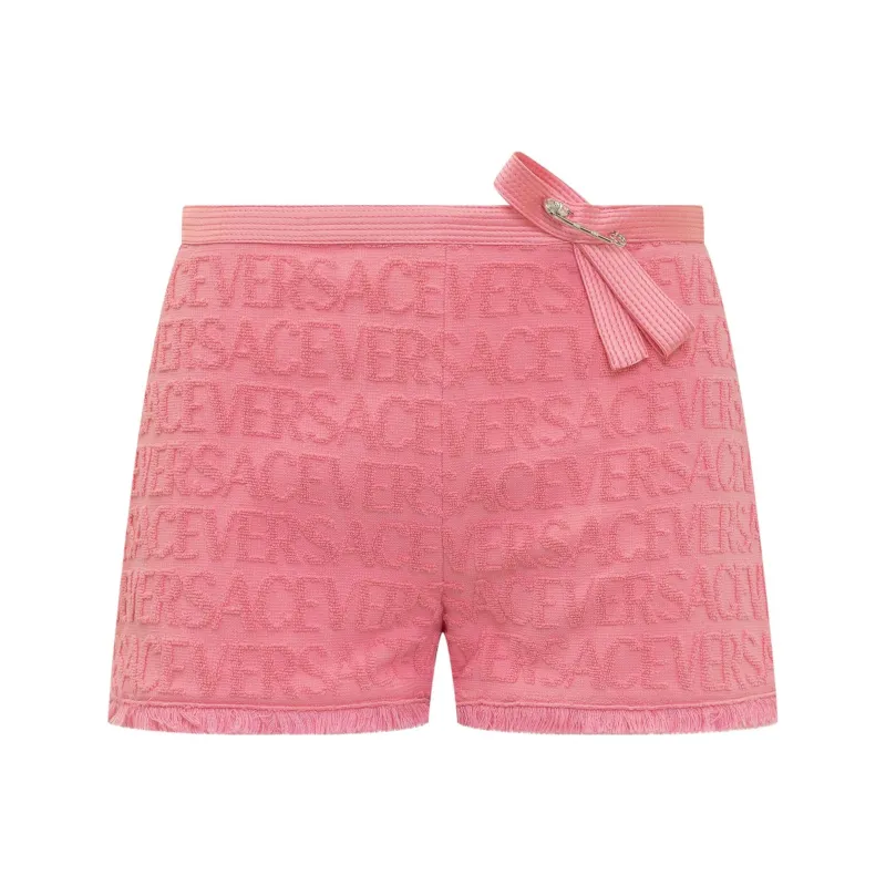 VERSACE Casual Shorts Women's Pink-0