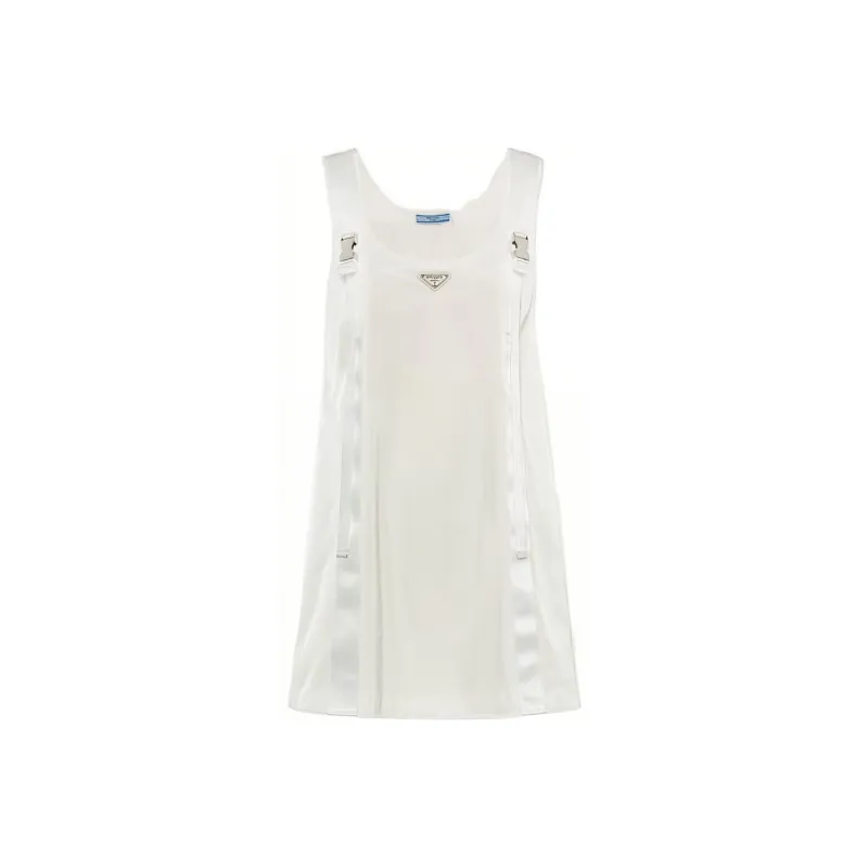 PRADA Slip Dresses Women's White-0