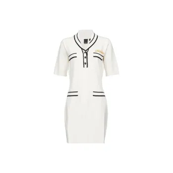 PINKO Short Sleeved Dresses Women's White