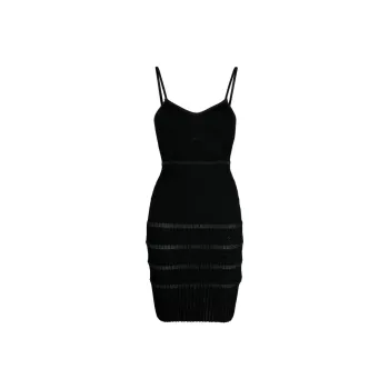 BALMAIN Slip Dresses Women's Black