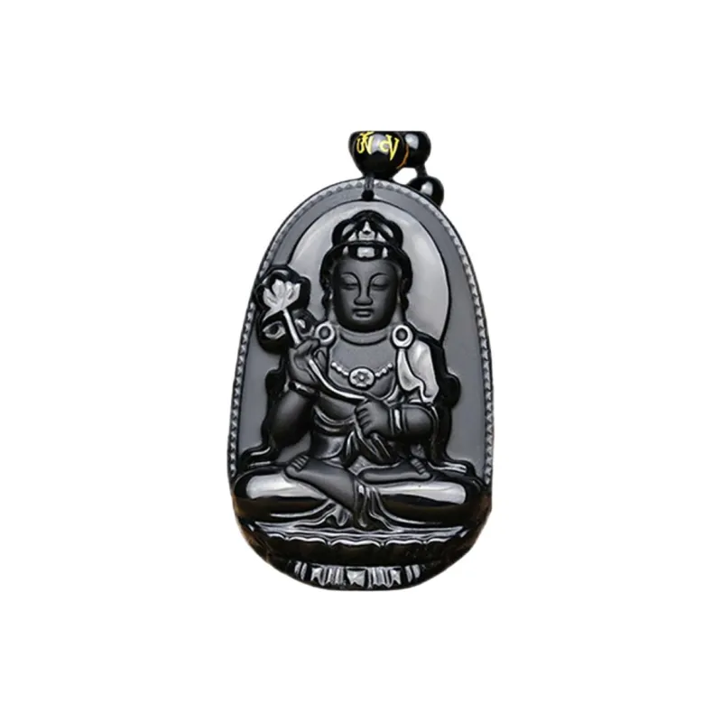Liu Jinfu Obsidian Necklaces Unisex-8