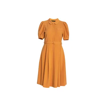 ROEYSHOUSE Short Sleeved Dress Women's Orange