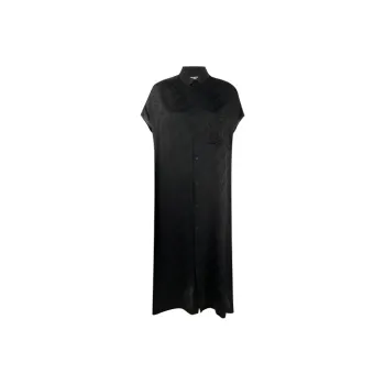 Balenciaga Short Sleeved Dresses Women's Black