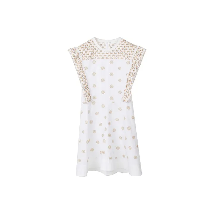 Chloé Sleeveless Dresses Women's White-0