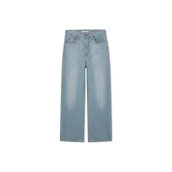 Levis SS22 Straight Jeans Women's Blue