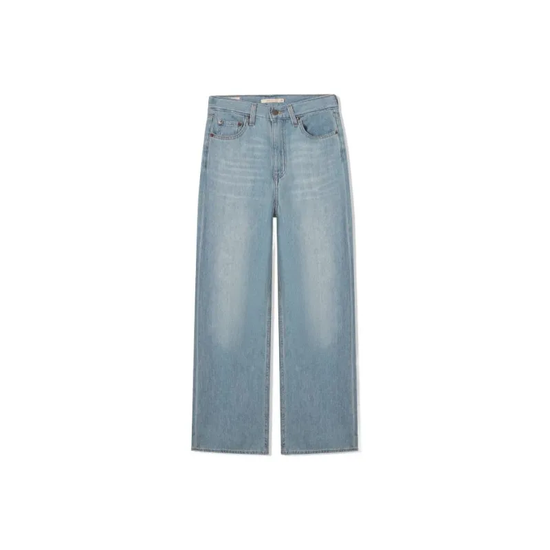 Levis SS22 Straight Jeans Women's Blue-0
