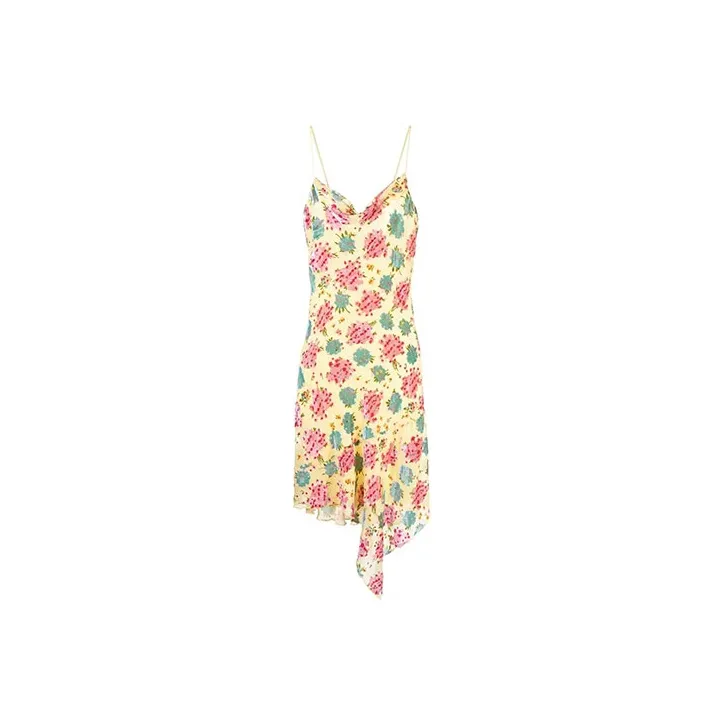 DIESEL Sleeveless Dresses Women's Yellow-0