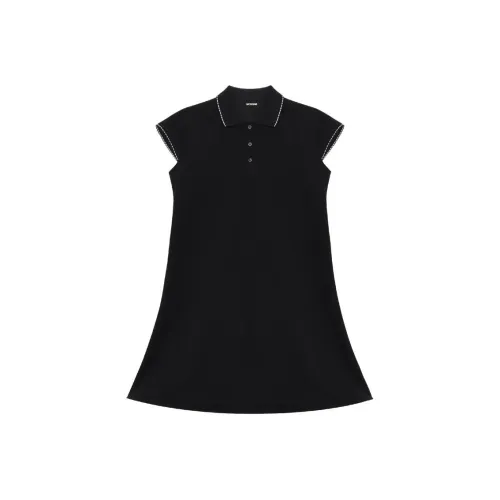 WE11DONE SS23 Sleeveless Dresses Women's Black