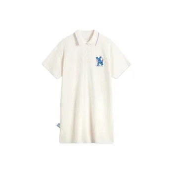 LiNing x Disney Short Sleeved Dresses Women's Ecru