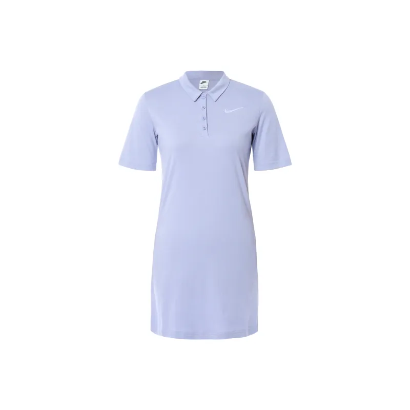 Nike Short Sleeved Dress Women's Mist Gray Blue-0