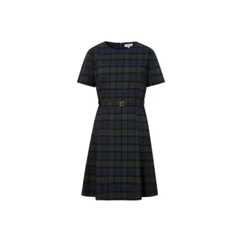 E.land Short Sleeved Dresses Women's Hunter Green