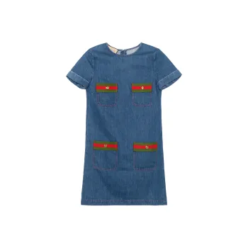 GUCCI Web Denim Dress
