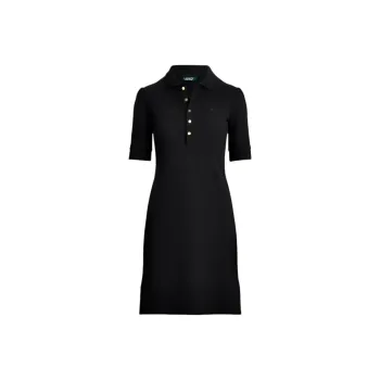 Polo Ralph Lauren Short Sleeved Dress Women's Black