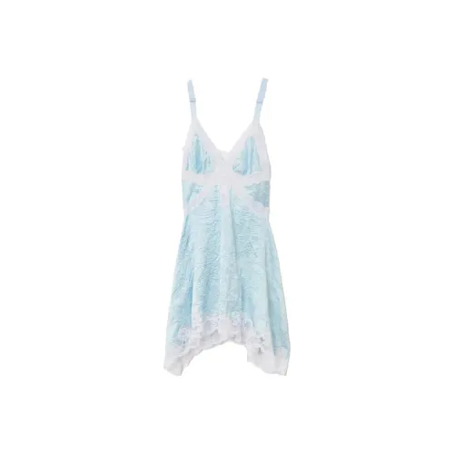 Burberry SS23 Sleeveless Dress Women's Blue