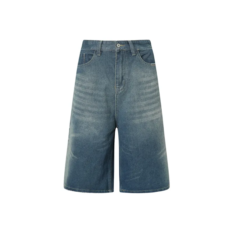 MindBridge Denim Shorts Unisex Blue-1