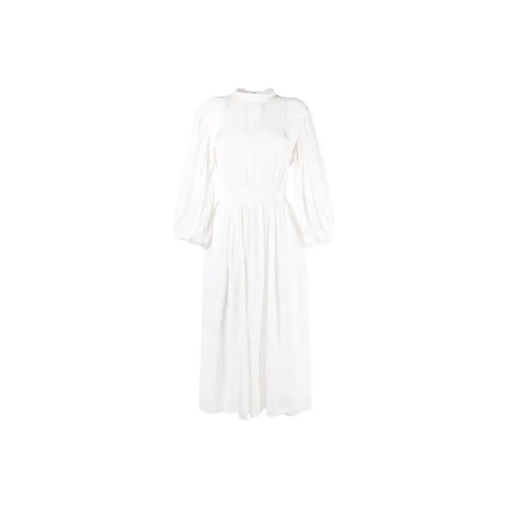 ISABEL MARANT Long-Sleeved Dresses Women's White-0