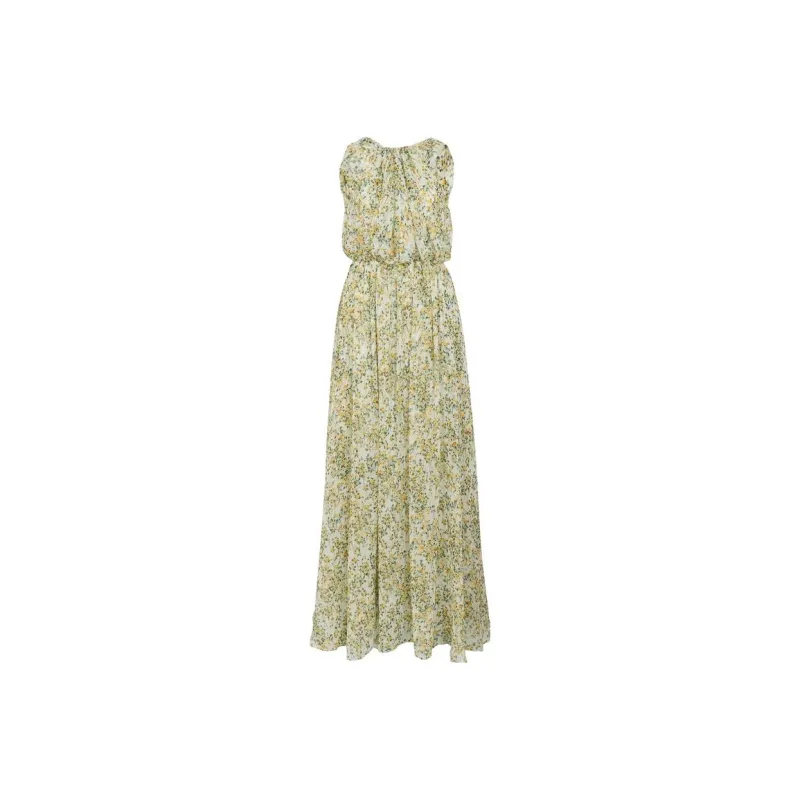 CELINE Sleeveless Dress Women's Yellow-0