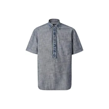 FENDI Shirts Men Blue
