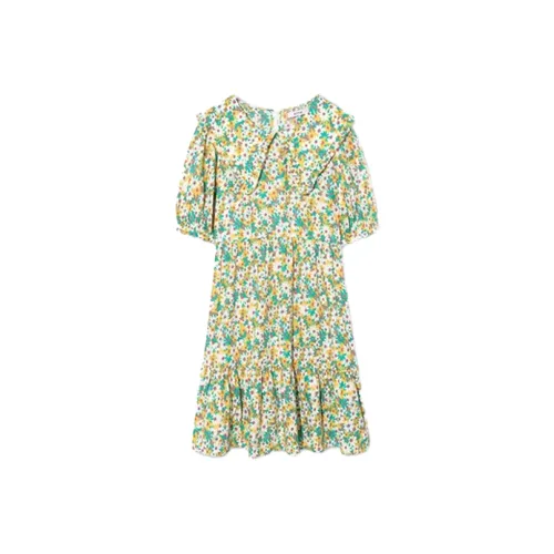 SEIFINI Short-Sleeved Dresses Women's Green