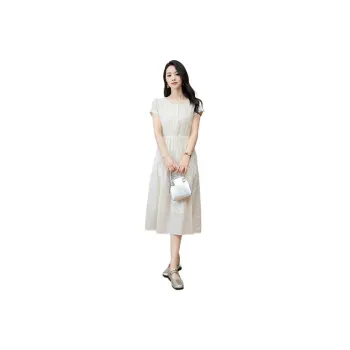 Shavani Short Sleeved Dress Women's Ecru