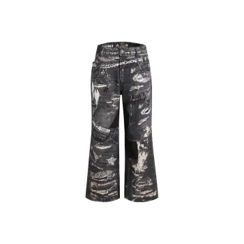 DND4DES Jeans Unisex Black