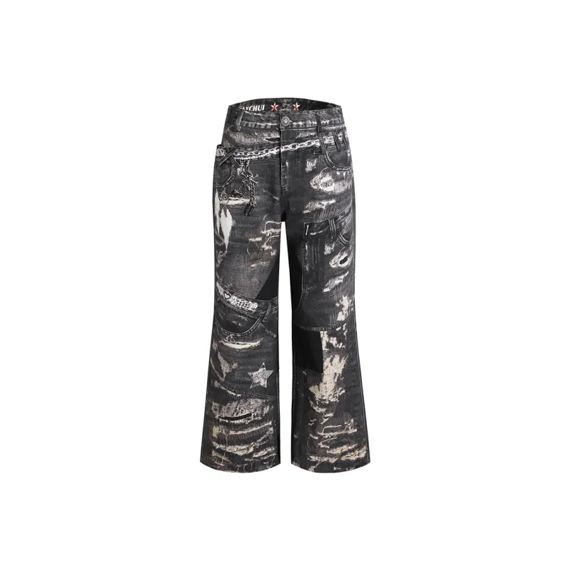 DND4DES Jeans Unisex Black-0