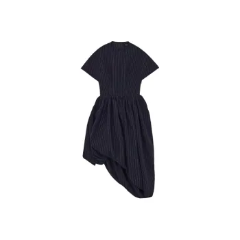 WE11DONE Short Sleeved Dresses Women's Marine Blue