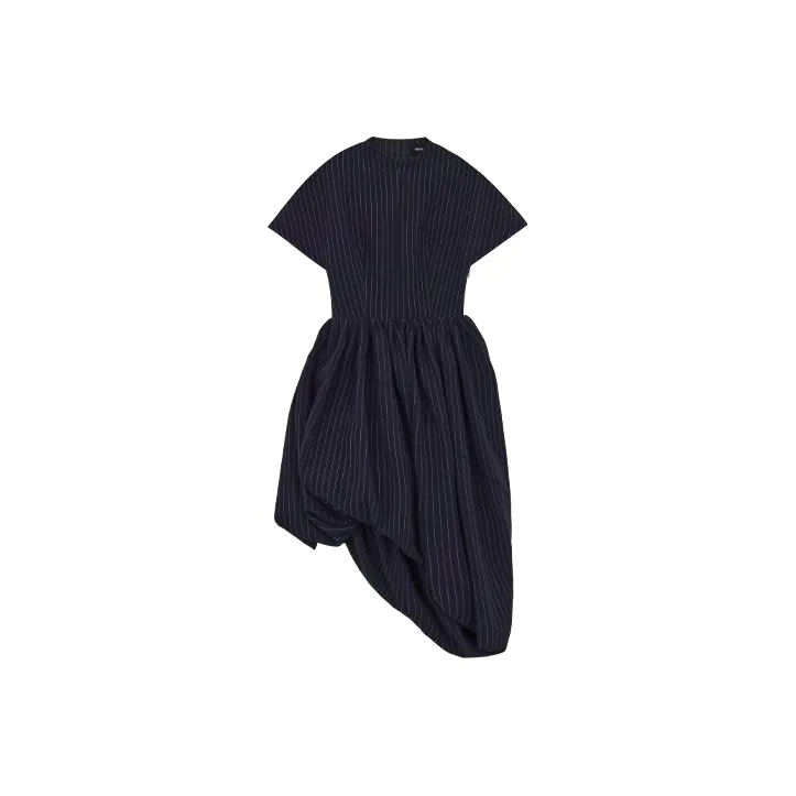 WE11DONE Short Sleeved Dresses Women's Marine Blue-0
