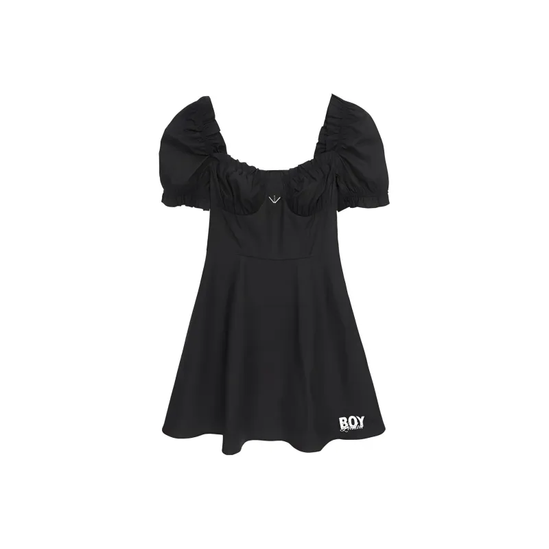 BOY BY BOY Short Sleeved Dresses Women's Black-0