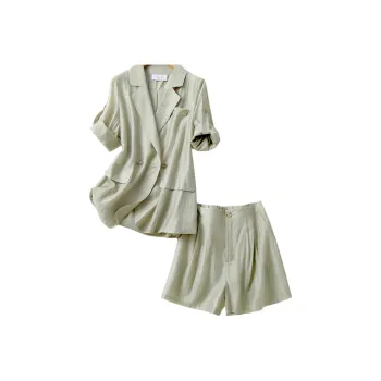 IHIMI Business Suit Women's Pea Green