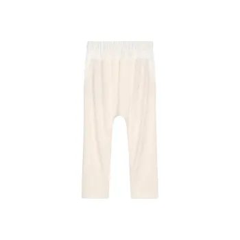 ZARA ZW Series Casual Pants Women's Frosted White