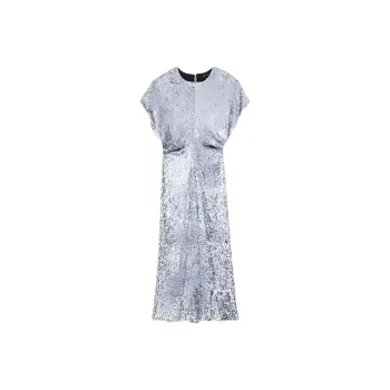 Maje Sequinned Maxi Dress