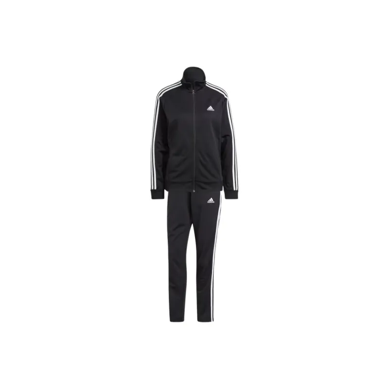 Adidas 3-STRIPES DOUBLEKNIT TRACK SUIT Sweatshirt Set Women's Black-0